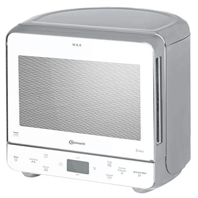 Abbildung von Bauknecht MW 39 WSL / Kombination Grill und Mikrowelle Crisp Funktion 700 W 13 L Garraum Super Kompakt Design Dampfgarfunktion Schnellauftau Funktion, Weiß/Silber