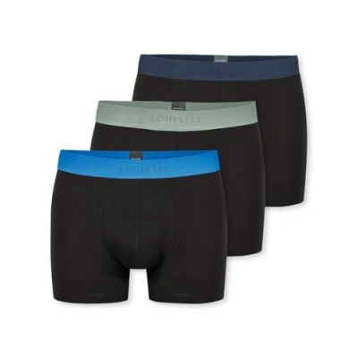 Abbildung von Schiesser 3 PACK Panties, Herren, Größe: Medium, Dark green/blue/black
