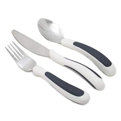 Abbildung von NRS Healthcare M80270 Kura Care ergonomisch angepasstes Besteckset für Erwachsene