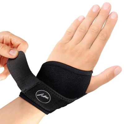 Abbildung von Von Ärzten entwickelte Handgelenkbandage Kupfer Handbandage Karpaltunnel Bandage Handgelenkstütze für eine Hand registriertes Medizinprodukt der Klasse 1 l/r Handgelenk Schiene