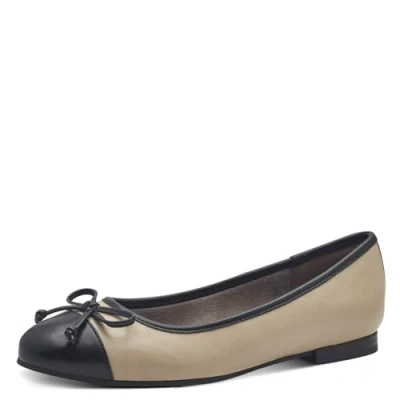 Abbildung von Marco Tozzi Klassischer Ballerina, Damen, Größe: 38, Taupe Schuhe