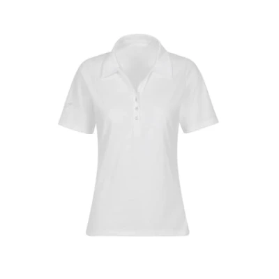 Abbildung von Trigema Damen 537611 Poloshirt, Weiß (Weiss 001), Small