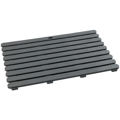 Abbildung von WENKO Badematte Indoor &amp; Outdoor Grau, 50 x 80 cm