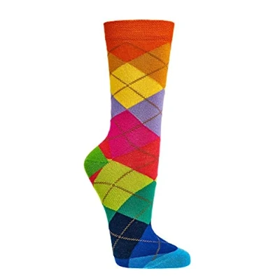 Abbildung von Damen Jungen Mädchen Socken (2 Paar) bunt 42 47 Karo