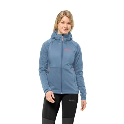 Abbildung von Jack Wolfskin Alpgrat PRO INS FZ W Windbreaker, Damen, Größe: Large, Elemental blue