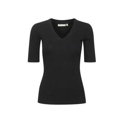 Abbildung von Inwear Dagnaiw V Tshirt basic, Damen, Größe: Medium, Black