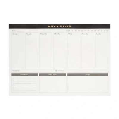 Abbildung von Kokonote Wochenplaner Block A4 Kalender Planer Basic Studio Tischkalender Tischplaner ohne Datum Schreibtischunterlage Papier