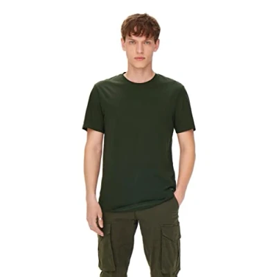 Abbildung von ONLY &amp; SONS Herren Kurzarm Rundhals T Shirt ONSMATT Life LONGY XS S M L XL XXL, Größe:M, Farbe:Rosin 22002973