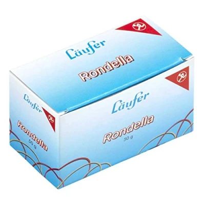 Abbildung von Läufer 51245 Rondella Gummibänder 200 x 17 mm, Durchmesser 125 mm breite Gummiringe, 50 g Schachtel, rot