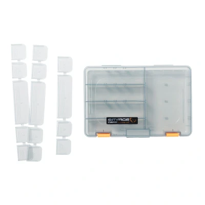 Abbildung von Savage Gear Lurebox 5D Smoke 27,5 x 18 4,5cm Tacklebox
