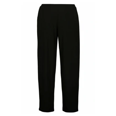 Abbildung von Ulla Popken Relaxed FIT Elastikbund Stoffhose, Damen, Größe: 58/60, Schwarz
