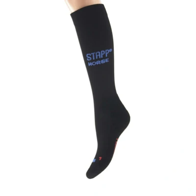 Abbildung von Stapp Horse Reitsocken Uni Deocell Schwarz/Kobalt