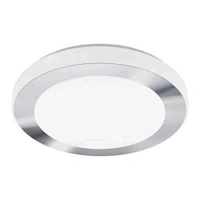 Abbildung von Eglo 95283 Badezimmerleuchte LED Carpi in weiß, chrom und weiß 16W Ø 38,5cm