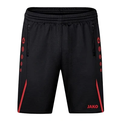 Abbildung von JAKO Herren Trainingsshorts Challenge, Schwarz/Rot, S
