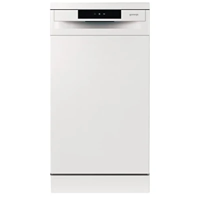 Abbildung von Gorenje GS 520 E15W Freistehender Geschirrspüler / 45cm 9 Maßgedecke 5 Programme 1h Reinigungsprogramm höhenverstellbarer Oberkorb vollständiger Überlaufschutz Weiß