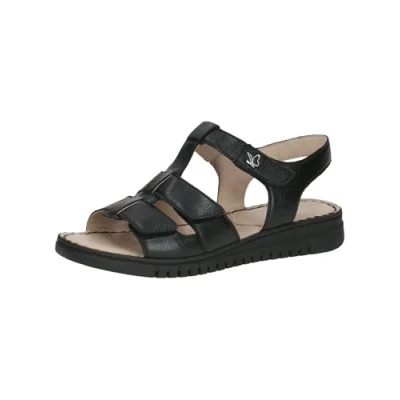 Abbildung von Caprice Riemchensandale, Keilsandalette, Bequemschuh, Sommerschuh mit Klettverschlüssen
