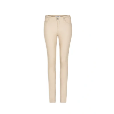 Abbildung von Morgan SLIM WITH WET Effect Stoffhose, Damen, Größe: 42, Beige