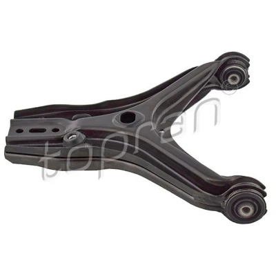 Abbildung von TOPRAN 104 302 Querlenker mit Gummilager, ohne Trag /Führungsgelenk Vorderachse links Stahlblech schwarz lackiert AUDI: 80 B3, 90 B2, B2