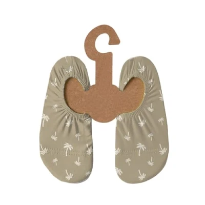Abbildung von Slipstop Kinder Strandschuhe Anti Rutsch Sport Schuhe Schwimmschuhe Badeschuhe Urlaub Yoga für Mädchen Palm Sand Sonnenschutzfaktor 50+, Gr. 27 29