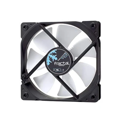 Abbildung von Fractal Design Dynamic X2 GP 12 PWM Computer Fan Silent High Airflow 120x120x25 mm 2000RPM FDB Bearings Trip Wire Aerodynamically shaped struts Black Edition (Single)