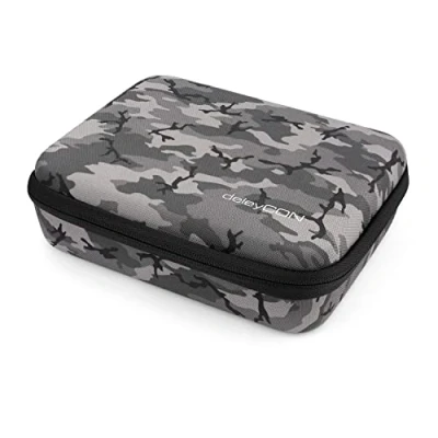Abbildung von deleyCON Tasche Hardcase für GoPro Actionkamera &amp; Zubehör Robust Strapazierfähig Staubschutz Aufprallschutz Spritzwasserschutz HERO 13 12 11 10 9 Gr. L Camouflage