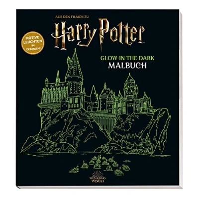 Abbildung von Aus den Filmen zu Harry Potter: Glow in the Dark Malbuch: Motive leuchten im Dunkeln