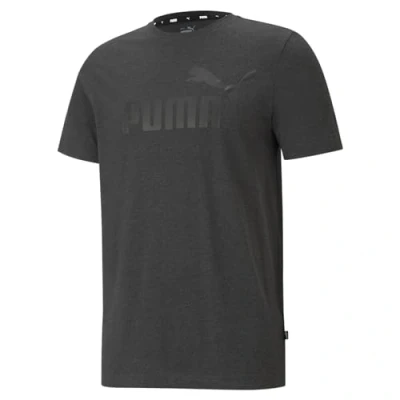 Abbildung von Puma ESS Essentials heather RUN Tshirt print, Herren, Größe: Medium, Dark gray