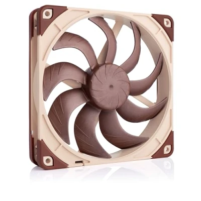 Abbildung von Noctua NF A14x25 G2 LS PWM, Leiser 140mm PC Lüfter in Premium Qualität, 4 Pin (Braun)