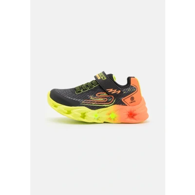 Abbildung von Skechers Light UP Vortex 2.0 Sneaker low für Kinder, Größe: 33, Black/orange/yellow Schuhe