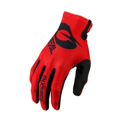 Abbildung von O&#039;NEAL Fahrrad &amp; Motocross Handschuhe MX MTB DH FR Downhill Freeride Langlebige, Flexible Materialien, belüftete Handoberseite Matrix Glove Erwachsene Schwarz Rot Größe M