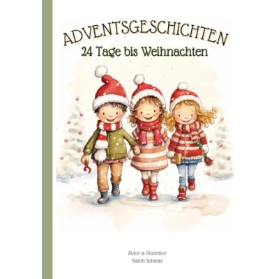 Abbildung von Adventsgeschichten 24 Tage bis Weihnachten: für Kinder zum Lesen und Vorlesen Geschichtenbuch Weihnachtsbuch Adventskalender Kurzgeschichten