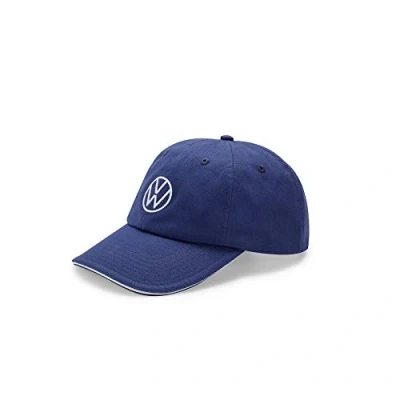 Abbildung von Volkswagen 000084300AT530 Basecap Kappe Cap Baseballcap blau, mit neuem VW Logo