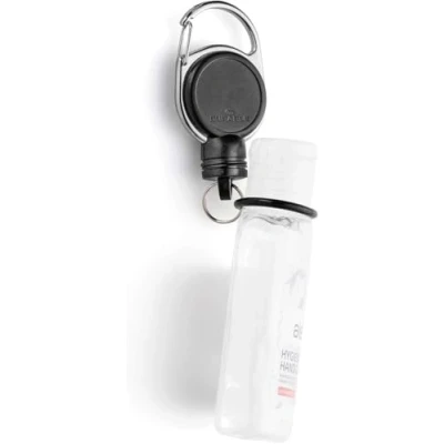Abbildung von Durable Jojo Kittelclip für kleine Desinfektionsflaschen, extra stark mit Magnet, 1 Stück, schwarz , 836901