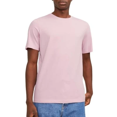 Abbildung von JACK &amp; JONES Male T Shirt Einfarbig Rundhals