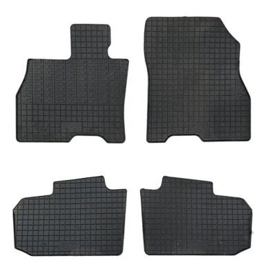 Abbildung von AutoStyle CK RNI02 Fußmattensatz Vollgummi vorne und hinten 4 schwarz