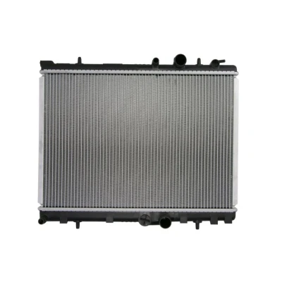 Abbildung von NRF 50436 Kühler, Motorkühlung Aluminium 557 380 27 Kühlrippen gelötet PEUGEOT: 2008 Estate, 407 Saloon, CITROËN: C5 II Hatchback