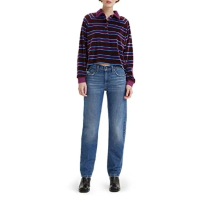 Abbildung von Levi&#039;s Middy Straight Jeans Leg, Damen, Größe: 29x33, Idle time