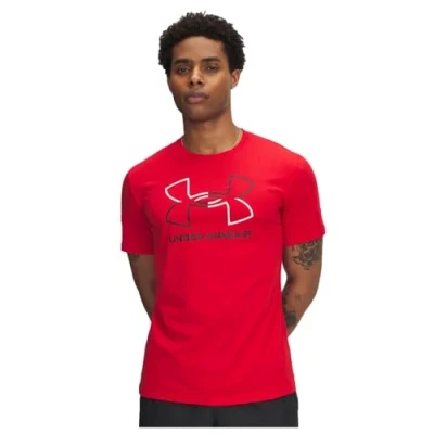 Abbildung von Under Armour Foundation Tshirt print, Herren, Größe: 3XL, Red/white/black