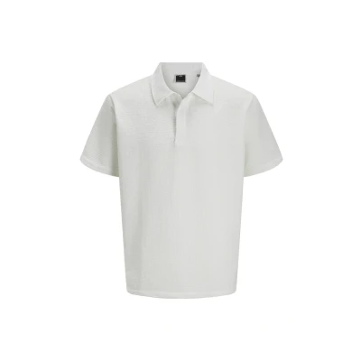 Abbildung von Jack &amp; Jones Poloshirt, Herren, Größe: Medium, Cloud dancer