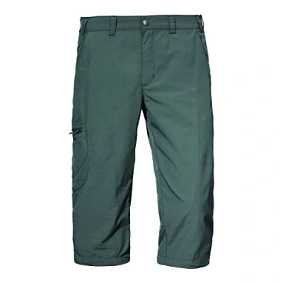 Abbildung von Schöffel Herren Pants Springdale1, vielseitige 3/4 Wanderhose mit elastischem Bund, Outdoor Hose separatem Gürtel, dress blues, 52