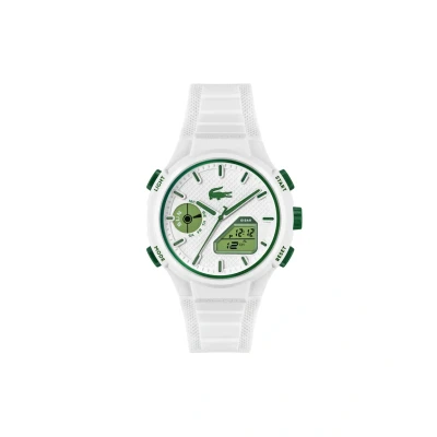 Abbildung von Lacoste Digitaluhr weiß grün, Herren, Größe: One Size, grün