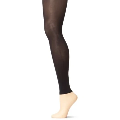 Abbildung von Capezio Women&#039;s Ultra Soft Footless Tight Strumpfhose, Schwarz, L XL