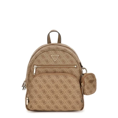 Abbildung von Guess Power PLAY 4GLOGO Tagesrucksack, Damen, Größe: One Size, Beige