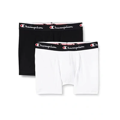 Abbildung von Champion Trunk Short 2 PACK Panties, Herren, Größe: Medium, White/black