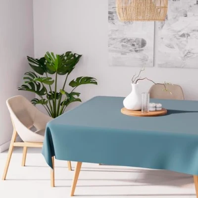 Abbildung von Soleil d&#039;ocre Alix Nappe, Blau, 180 x cm