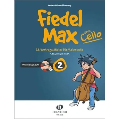Abbildung von Fiedel Max goes Cello 2 Klavierbegleitung: Klavierbegleitung zu Band 2: 22 Vortragsstücke für Violoncello (1. Lage eng und weit)
