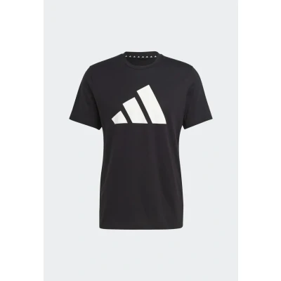Abbildung von adidas Performance Tshirt print, Herren, Größe: XS, Black/white