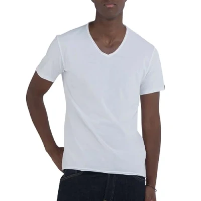 Abbildung von Replay Herren M3591a T Shirt, 001 White, S EU