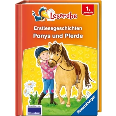 Abbildung von Erstlesegeschichten: Ponys und Pferde Leserabe 1. Klasse Erstlesebuch für Kinder ab 6 Jahren (Sonderausgaben)