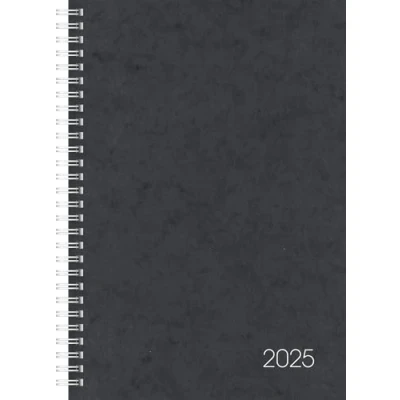 Abbildung von BRUNNEN Buchkalender Modell 797 (2025), 2 Seiten = 1 Woche, 168 x 240 mm, 160 Seiten, Karton Einband, schwarz